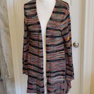 JohnPaulRichard Multicolor Striped Cardigan